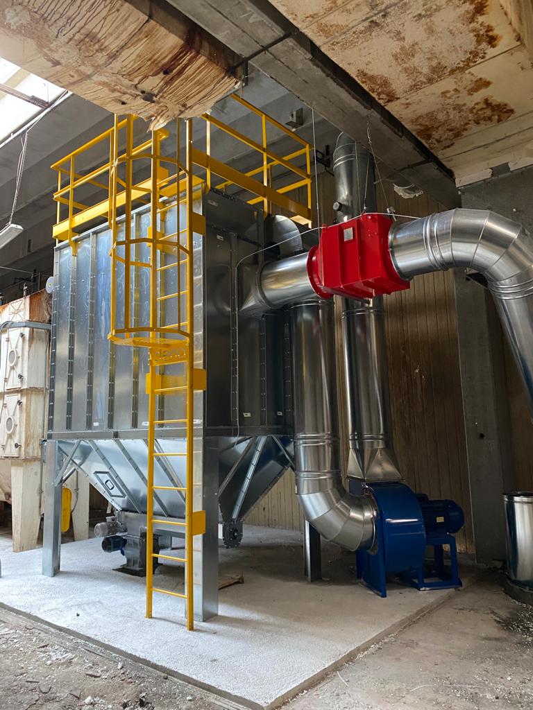 Sotto Stazione Con Cloclea(filtro A Pulizia Pneumatica Polveri Sottili)